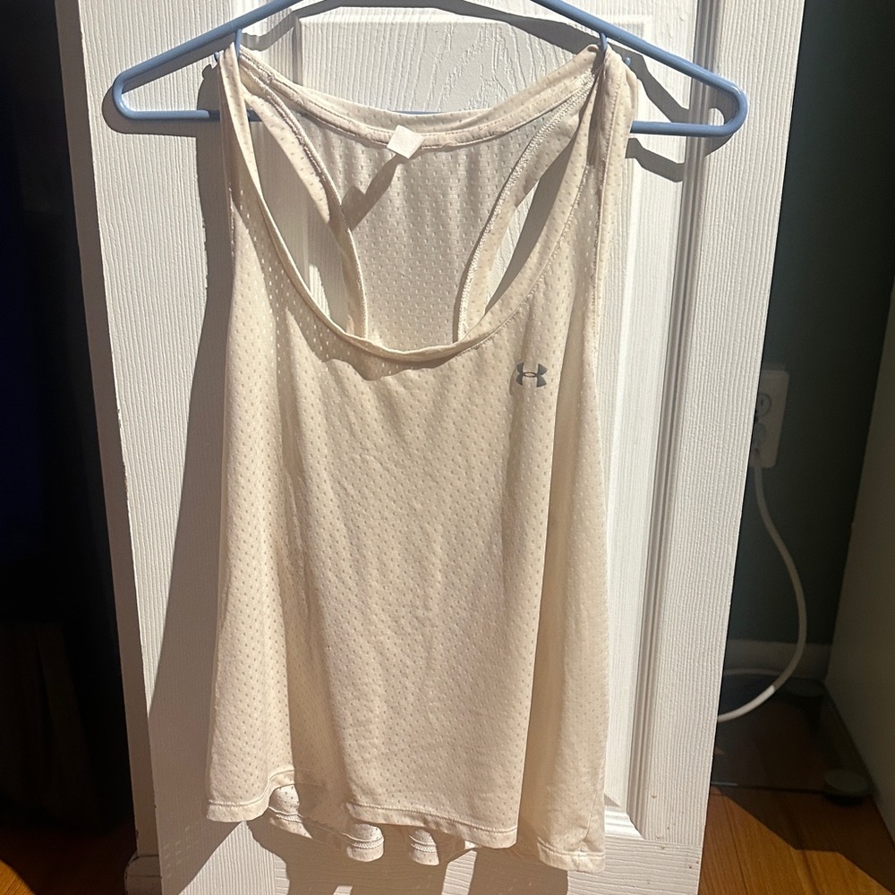 Under Armour Women's Light Cream Tank Top